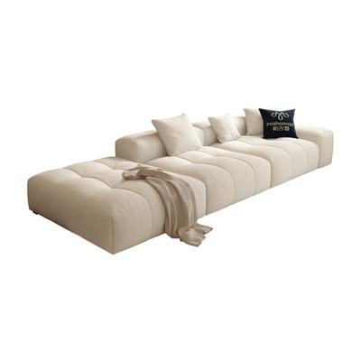 帕沙曼奶油风棉花糖布艺沙发