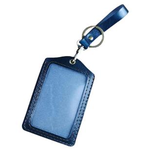 手工牛皮工作证件卡套复古真皮公交一卡通感应卡包校园餐卡保护套