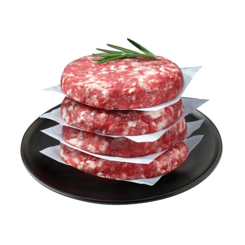 农夫好牛和牛儿童早餐牛肉饼