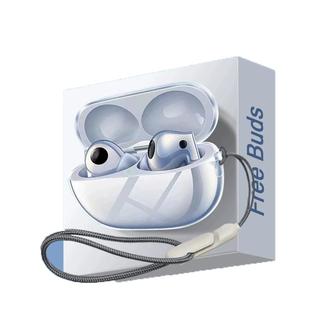 适用华为新款freebudspro4保护套freebudsclip2保护壳耳夹freebudspro3耳机壳透明free4efreebuds6i耳机软壳