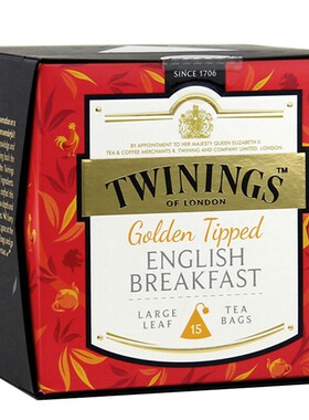 新货TWININGS大叶白金袋泡茶
