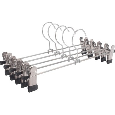 金属防滑批发无痕加粗带夹裤架子