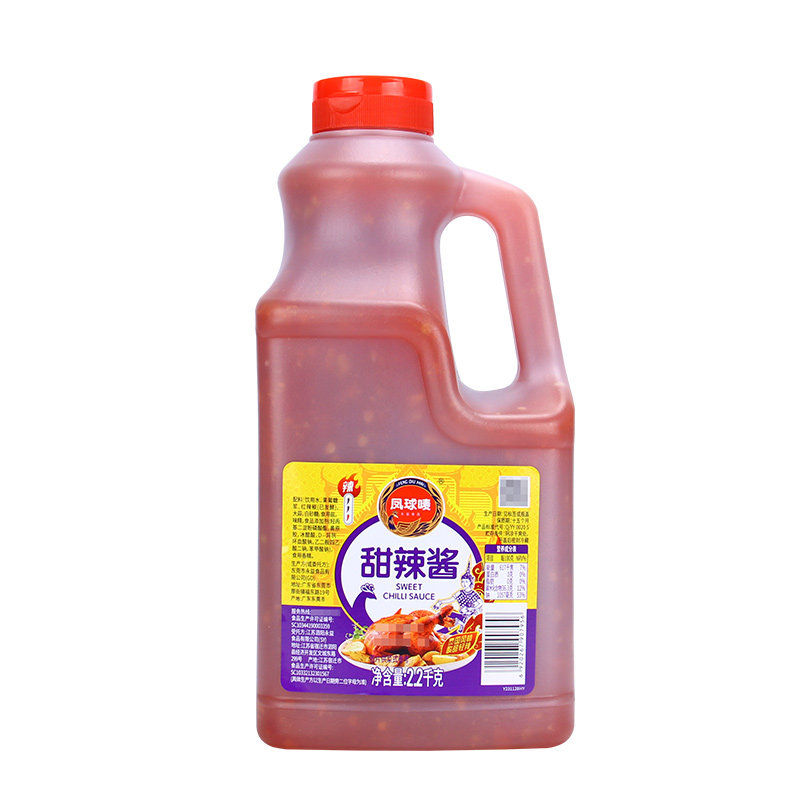 凤球唛泰式甜辣酱2.2kg/6kg大桶装手抓饼汉堡炸鸡酱薯条火锅蘸酱