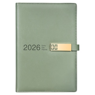 2026年日程本日历记事本每日工作计划商务办公笔记本本子定制可印logo365天时间管理效率手册自律打卡日记本