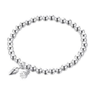 臻汇银纯银两世欢手链中国白银足银999转运珠莲蓬手串生日礼物