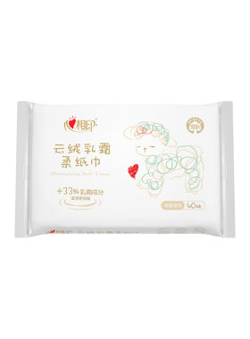 心相印保湿柔纸巾云柔巾乳霜纸