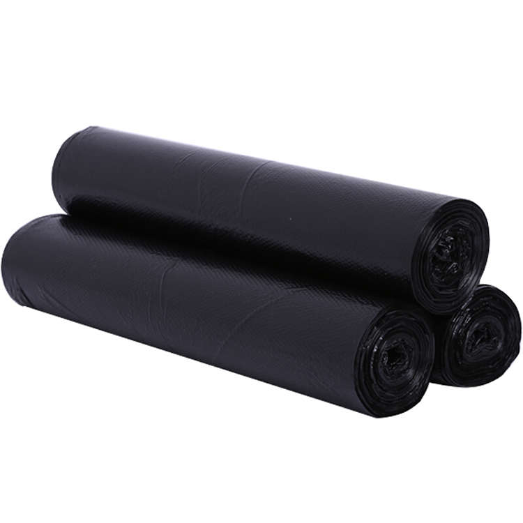 利得垃圾袋加厚大号60*80商业物业用黑色平口135只*1组双面2.2丝
