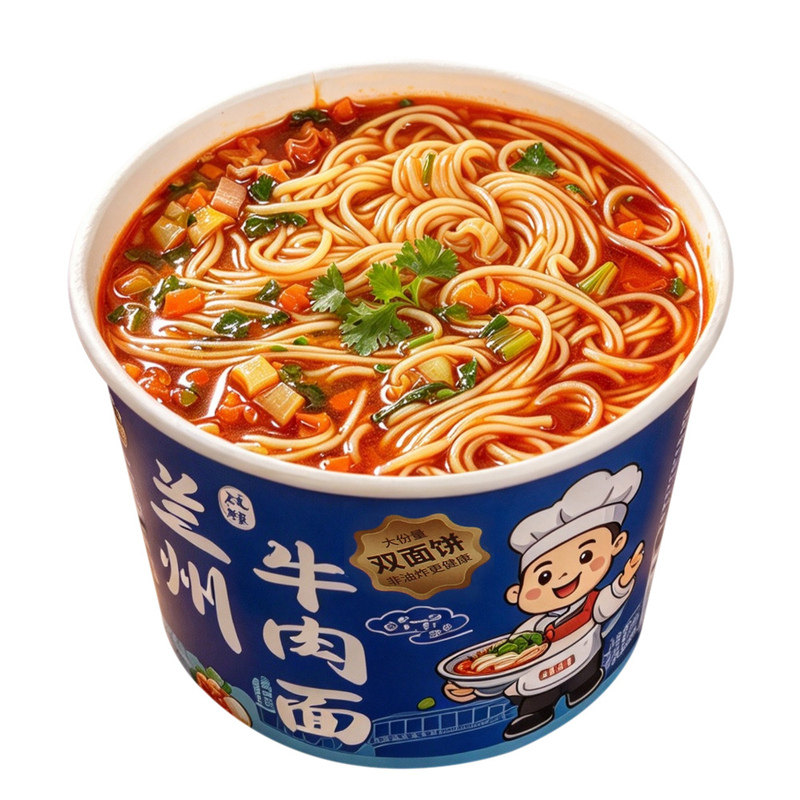 【大份量】正宗兰州牛肉拉面桶装
