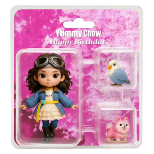 Ai公仔定制3D打印人偶q版真人手办照片定制生日结婚周年新年礼物