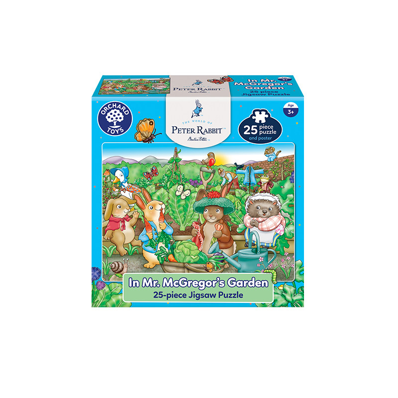 OrchardToys彼得兔麦格先生的花园拼图 儿童益智拼图游戏早教玩具