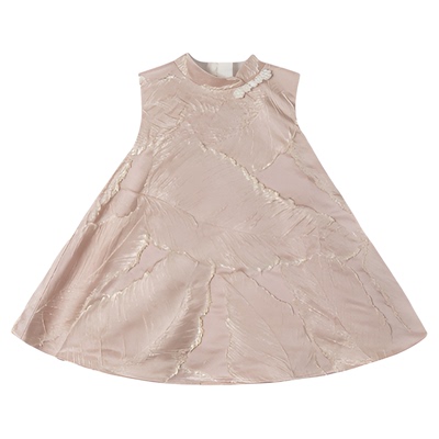 木本尚女童秋冬唐装汉服旗袍裙