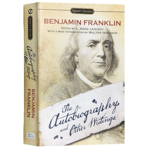 富兰克林自传及作品集 英文原版名人传记 The Autobiography and Other Writings  美国独立宣言起草人 英文版进口书籍正版
