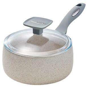 Moneta意大利进口麦饭石奶锅不粘锅家用婴儿宝宝辅食锅煎煮蒸汤锅