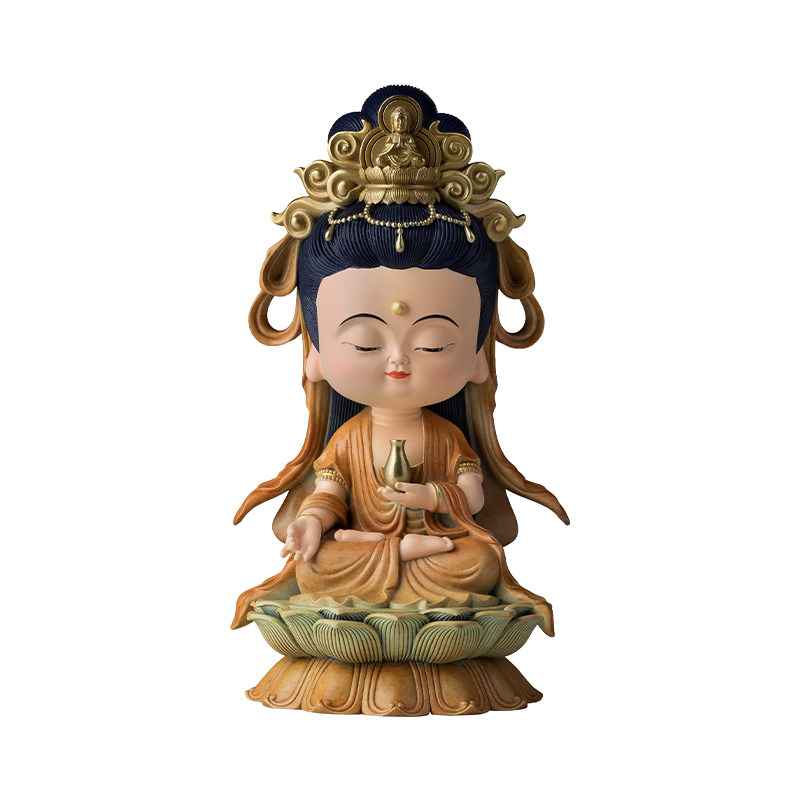 铜师傅《莲语》铜摆件