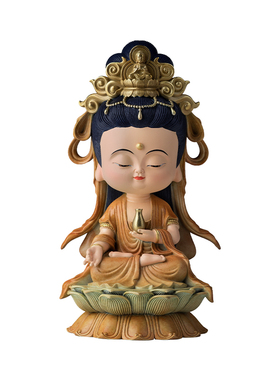 铜师傅《莲语》铜摆件
