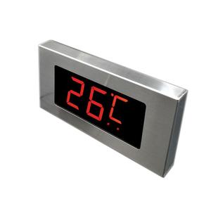 不锈钢高精度大屏冷库温度计显示器屏数显温度计浴池游泳池测温表