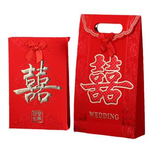 六万元十万元喜字红包结婚订婚专用男方下聘彩礼金特大号红包袋