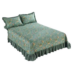 床单单件纯棉100全棉新款四季枕套三件套花边加厚小碎花大250x270