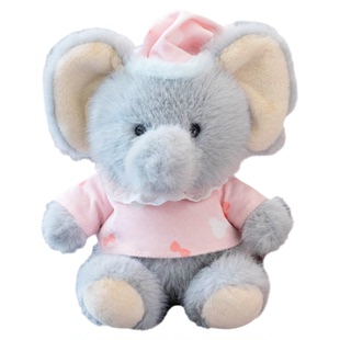 可爱睡梦小象玩偶狗狗公仔小熊毛绒玩具陪睡安抚娃娃女生儿童礼物