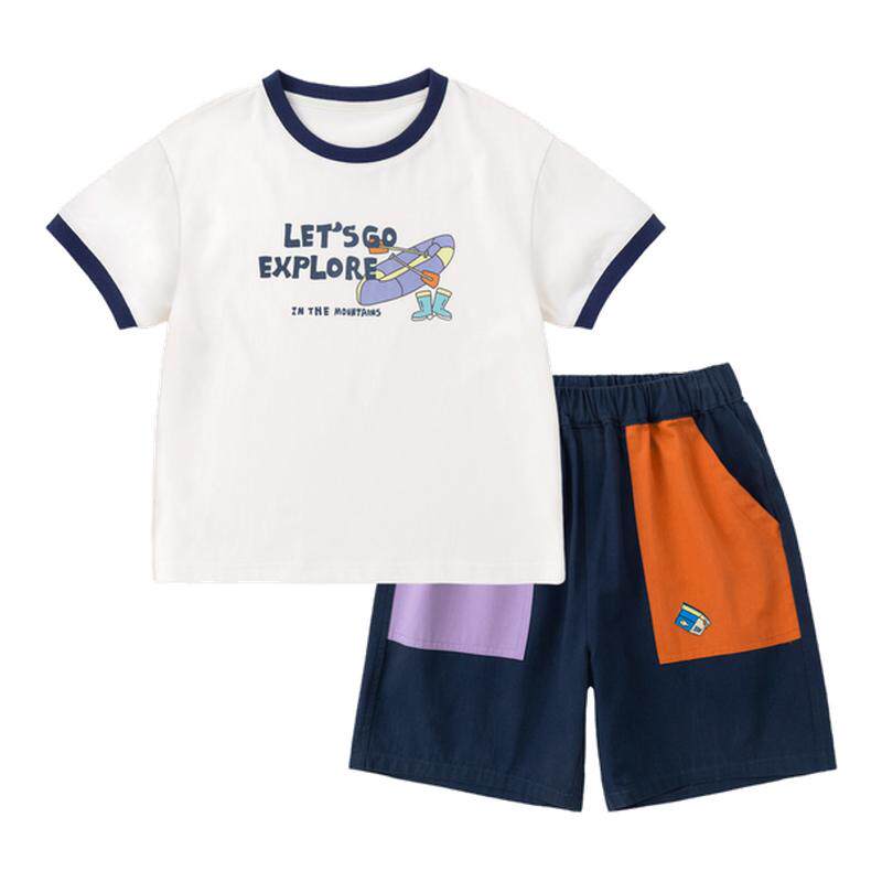 礼金！嘟嘟家男童套装夏季宝宝T恤短裤