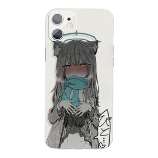 碧蓝档案白子苹果16手机壳垂头丧气娇羞可怜少女系小香风适用于15pro小米14OPPOa11红米k70荣耀play8iQOOz9