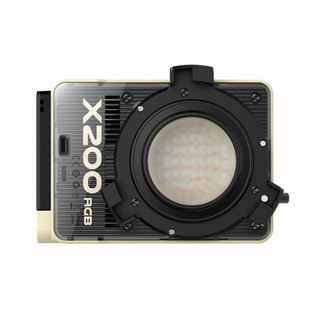 ZHIYUN智云X200专业摄影灯200W双色温/RGB全彩直播拍照便携补光灯