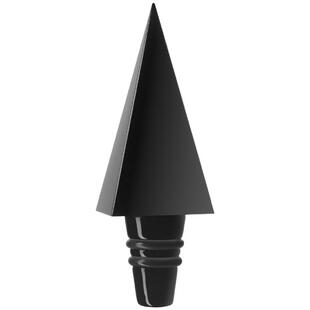 Orrefors 手工水晶玻璃 CARAT CITY红酒瓶塞 创意黑色酒塞子