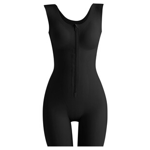 后脱式连体塑身衣女免穿文胸加强排扣拉链收腹束腰提臀连体束身衣