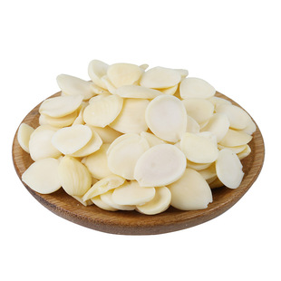 承德甜南杏仁片打豆浆原味去皮生白脱皮杏仁坚果500g脱苦食用袋装