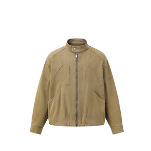 GcBrand Lab Jacket SS26 复古 基础款 日系休闲工装夹克立领外套