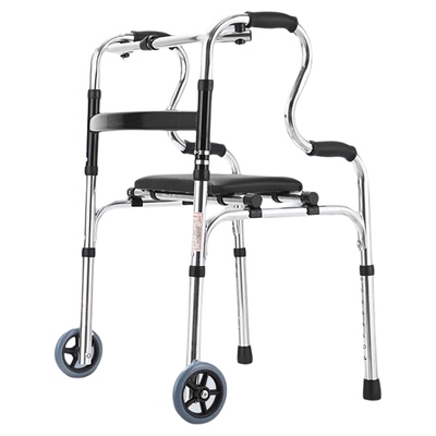 老人助行器康复可坐可推可洗澡