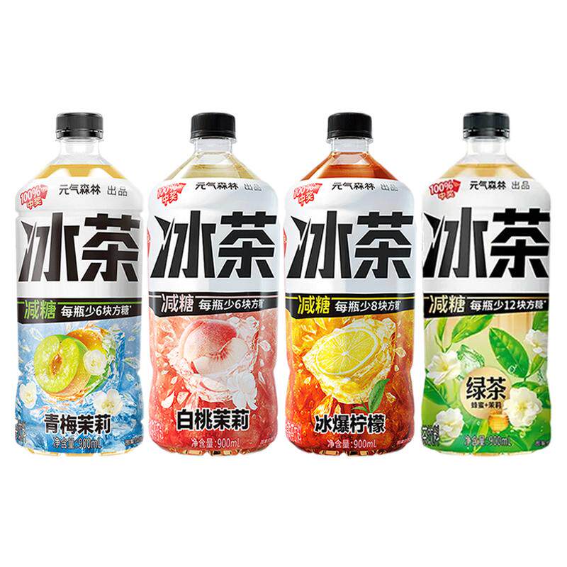 元气森林冰爆柠檬茶900ml冰红茶