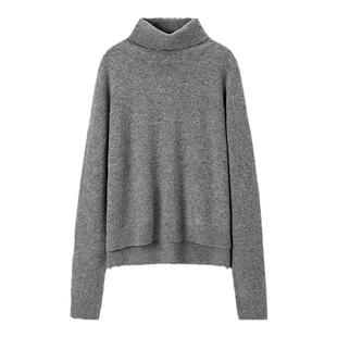 TKY SHOP高领针织衫女2025冬新款宽松毛衣慵懒高级感保暖宽松上衣