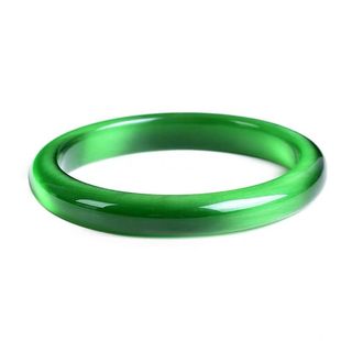 正品韩版翡翠绿猫眼石手镯天然水晶手链女玉手环时尚水晶饰品