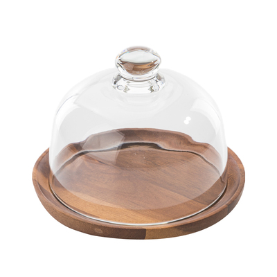 玻璃罩蛋糕盘展示盒展示架防尘罩