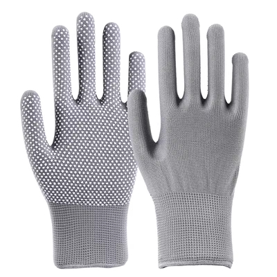 手套劳保工作耐磨防滑露二半指