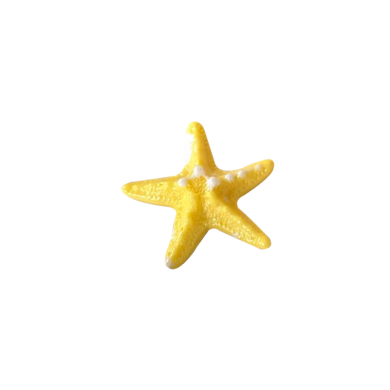 可愛仿真黃色海星發(fā)夾元?dú)馍倥暮＿吪恼狰喿鞀A劉海夾度假風(fēng)發(fā)飾