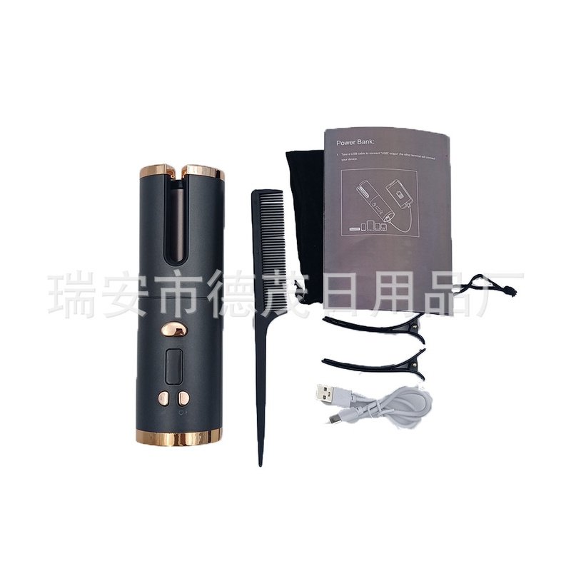自动卷发棒多功能USB充电便携式懒人厂家蛋卷跨境护发卷发器