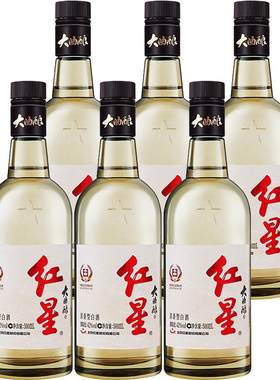 红星二锅头三曲同酿500ml*6瓶