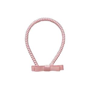 高颅顶蝴蝶结电话线发箍女2025新款高级感手链两用多功能头箍发饰