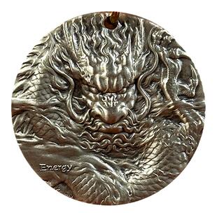 2024龙年生肖新款系列现货精品纯实心黄铜限量浮雕纪念币纪念章