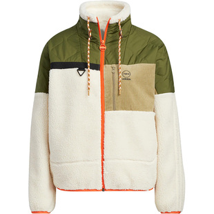 Adidas/阿迪达斯正品Neo女子保暖摇粒绒运动夹克外套HN2347