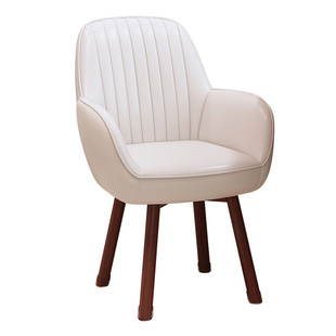 实木餐椅家用简约靠背餐桌椅子胡桃色复古中古茶桌轻奢高级餐厅凳