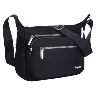 大容量时尚女士挎包休闲单肩包女防水斜挎包女包多隔层中年妈妈包