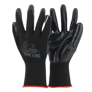 鞍琸宜 safety jogger劳保PU涂层涂掌浸胶无尘精细作业装卸手套