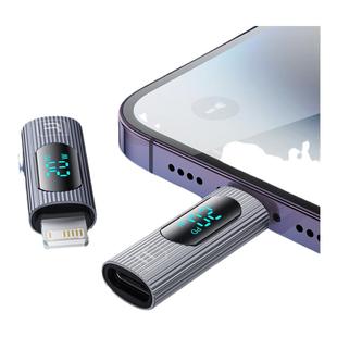 toocki图奇苹果lightning转接头typec100W闪充适用iPhone17充电转接器PD快充数据线转换插头双TypC接口数显器