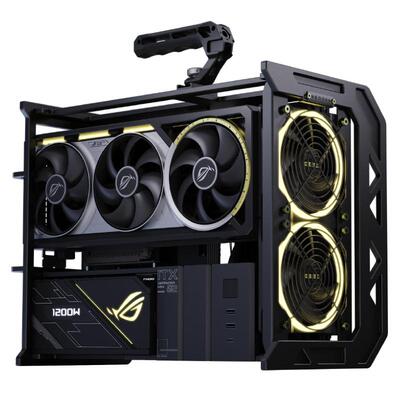 开放式风冷水冷全铝CNC电脑机箱