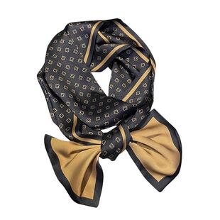 丝巾女2026新款高级感系脖小长条春夏季飘带围巾搭配衬衫护颈围脖