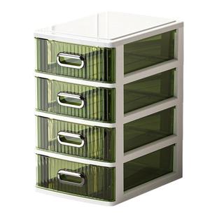 桌面收纳盒抽屉式办公室台面文件柜桌上文具多层储物整理盒置物架