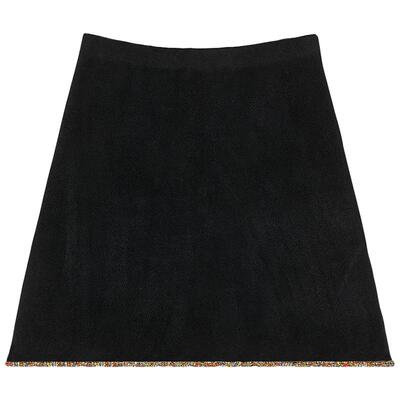 SANDRO扇贝边点缀仿钻短裙